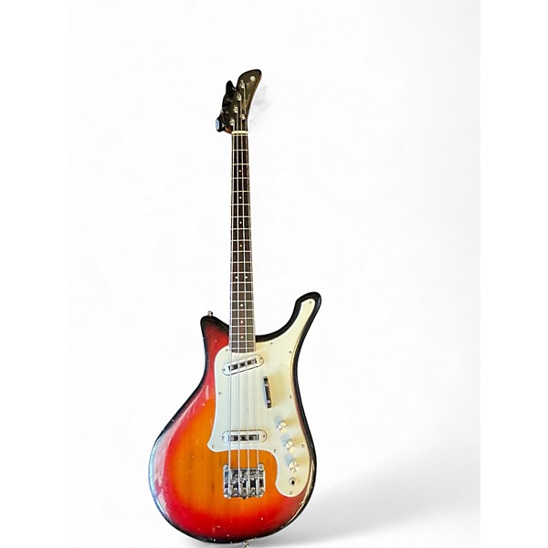 Vintage 1964 Yamaha SB-5A 3 Color Sunburst Electric Bass Guitar
