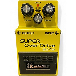 Used BOSS SD1W Super Overdrive Waza Craft Effect Pedal