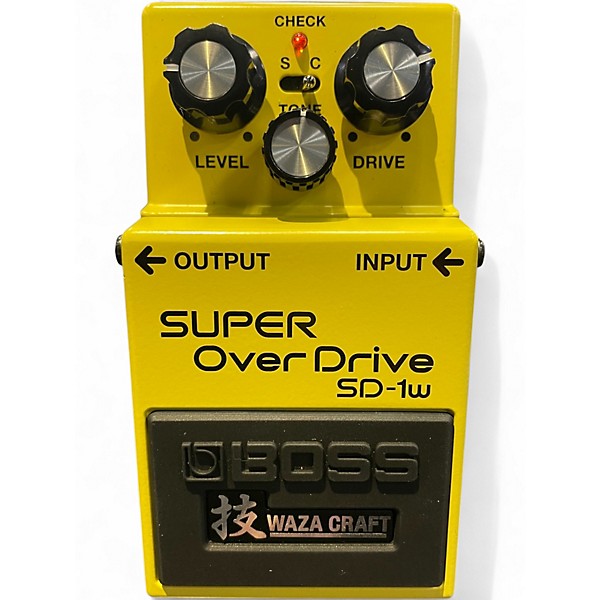 Used BOSS SD1W Super Overdrive Waza Craft Effect Pedal