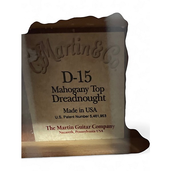 Used Martin D15M Mahogany Acoustic Guitar