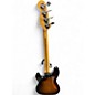 Used Squier Precision Bass 3 Tone Sunburst Electric Bass Guitar