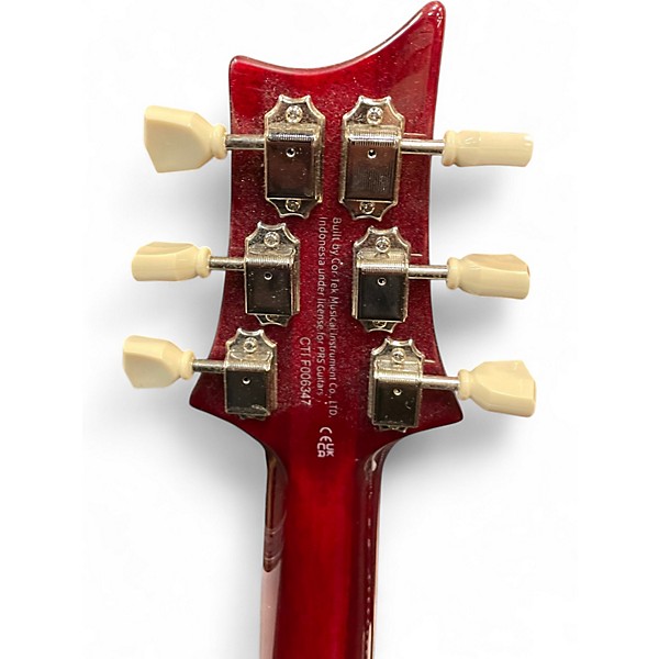 Used PRS SE Singlecut McCarty 594 Trans Red Solid Body Electric Guitar