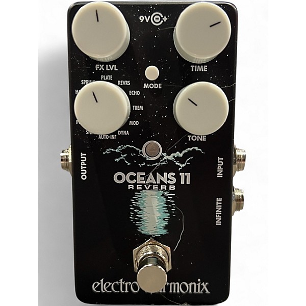 Used Electro-Harmonix Oceans 11  Reverb Effect Pedal