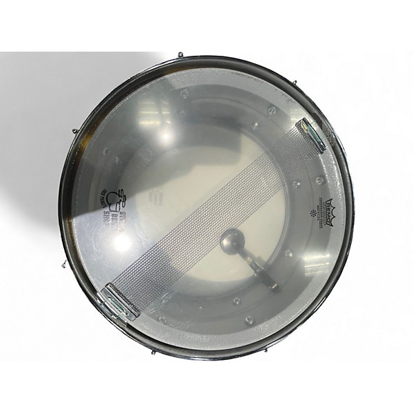 Vintage 1970s Ludwig 14in BLUE OLIVE HAMMERED STEEL Drum