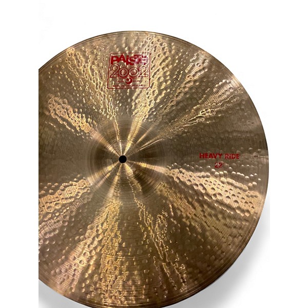 Used Paiste 22in 2002 HEAVEY RIDE Cymbal