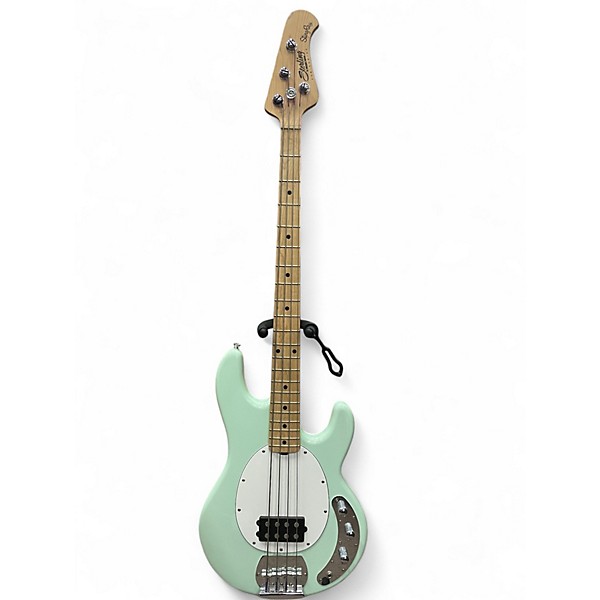 Used Sterling by Music Man Sting Ray Sub Series Seafoam Green Electric Bass Guitar