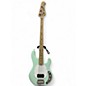 Used Sterling by Music Man Sting Ray Sub Series Seafoam Green Electric Bass Guitar thumbnail