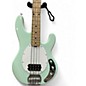 Used Sterling by Music Man Sting Ray Sub Series Seafoam Green Electric Bass Guitar