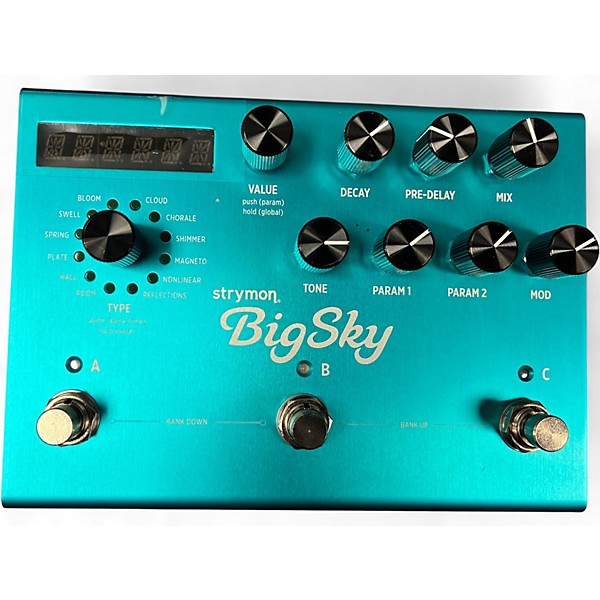 Used Strymon Bigsky Reverb Effect Pedal