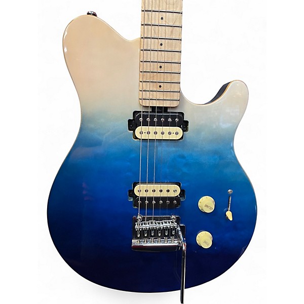 Used Sterling by Music Man Axis Spectrum Blue Solid Body Electric Guitar