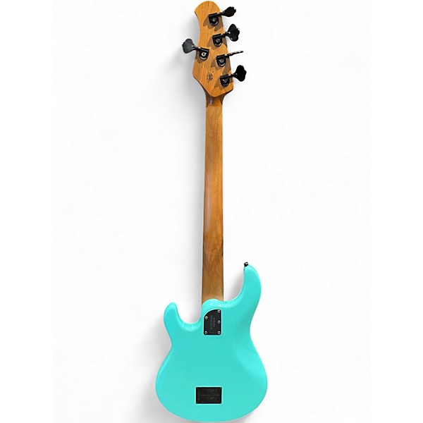 Used Ernie Ball Music Man StingRay 5 Special HH Cruz Teal Electric Bass Guitar