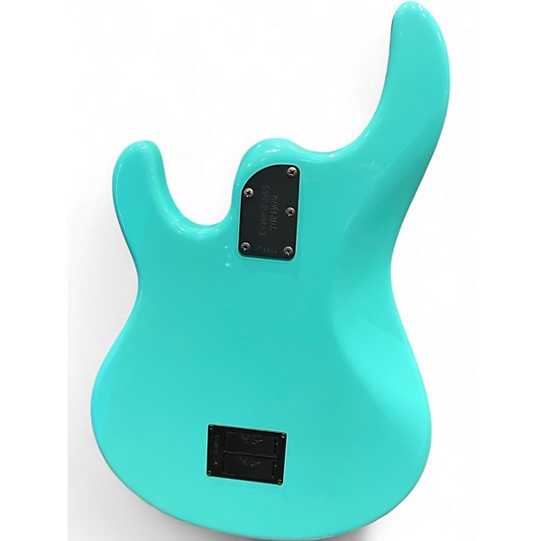Used Ernie Ball Music Man StingRay 5 Special HH Cruz Teal Electric Bass Guitar