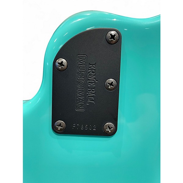 Used Ernie Ball Music Man StingRay 5 Special HH Cruz Teal Electric Bass Guitar
