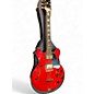 Used Pan PH35 Trans Red Hollow Body Electric Guitar thumbnail
