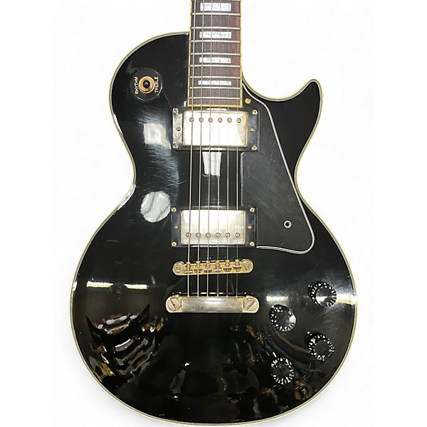 Used Epiphone LES PAUL CUSTOM Black Solid Body Electric Guitar