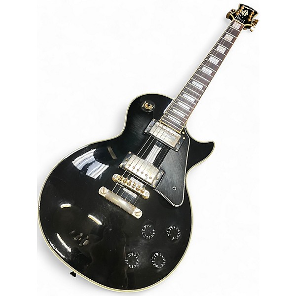 Used Epiphone LES PAUL CUSTOM Black Solid Body Electric Guitar