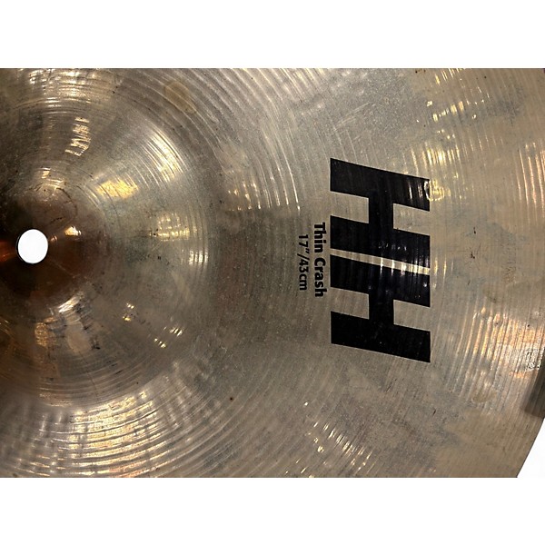 Used SABIAN 17in HH Thin Crash Brilliant Cymbal