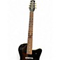 Used Danelectro U2 REISSUE (MISSING PICKGUARD) BLACK Solid Body Electric Guitar