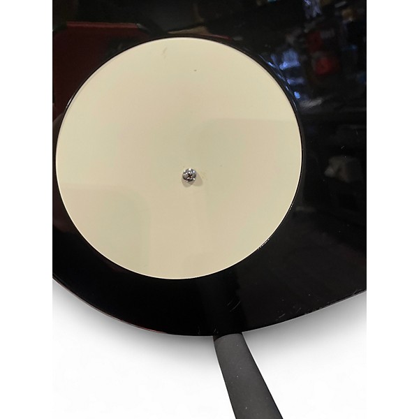 Used Danelectro U2 REISSUE (MISSING PICKGUARD) BLACK Solid Body Electric Guitar