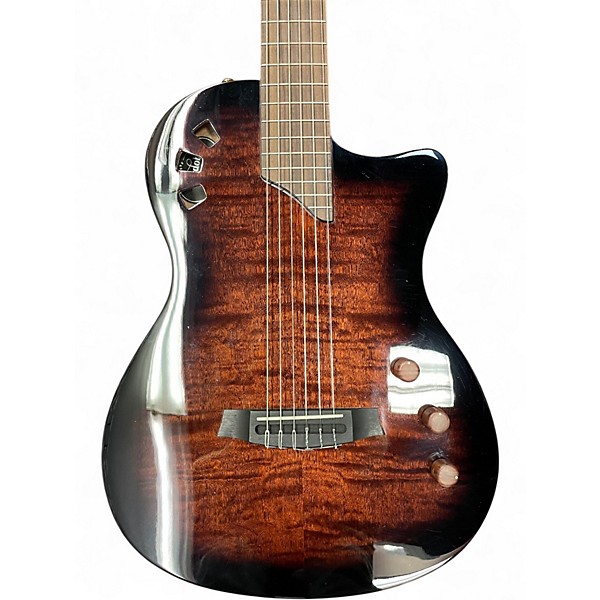 Used Cordoba Stage Edge Burst Classical Acoustic Electric Guitar