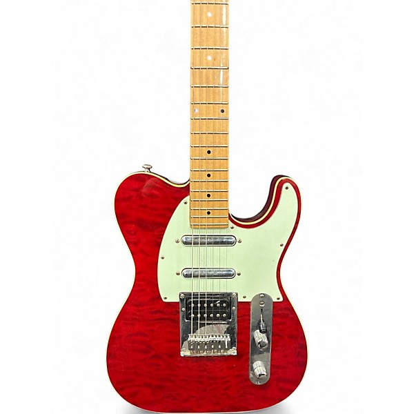 Used Greg Bennett Design by Samick Signature Series T Style HLL Cherry Solid Body Electric Guitar