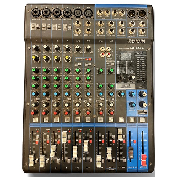 Used Yamaha MG12XU Unpowered Mixer