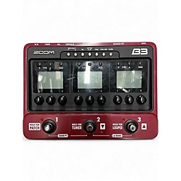 Used Zoom MS60B+ Bass Effect Pedal