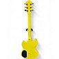 Used Guild polara Graffiti Yellow Solid Body Electric Guitar