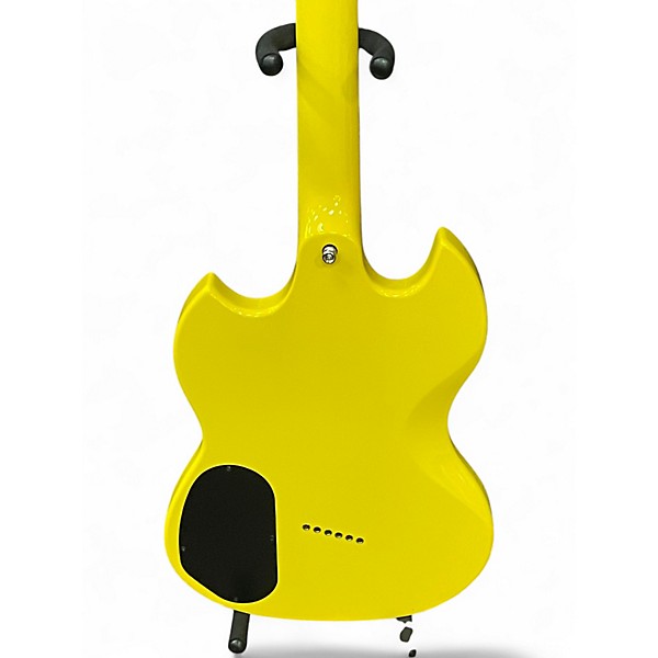 Used Guild polara Graffiti Yellow Solid Body Electric Guitar