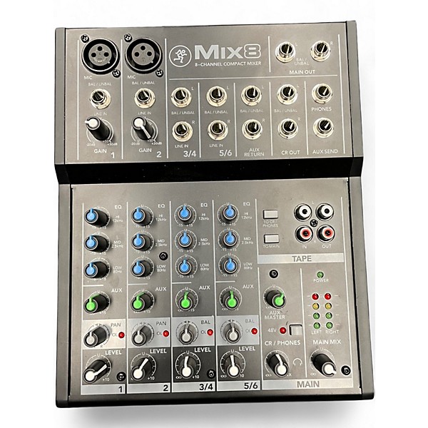 Used Mackie MIX8 Unpowered Mixer