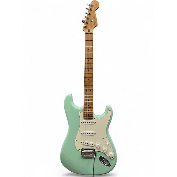 Used Fender FSR Player Stratocaster Fat 50s Surf Green Solid Body Electric Guitar