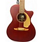 Used Fender Newporter Player Midnight Wine Acoustic Electric Guitar