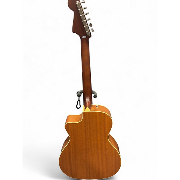 Used Fender Newporter Player Midnight Wine Acoustic Electric Guitar