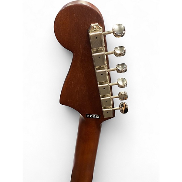 Used Fender Newporter Player Midnight Wine Acoustic Electric Guitar