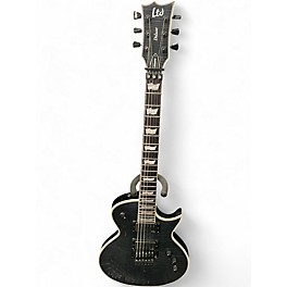 Used ESP LTD EC1000 FR Trans Black Solid Body Electric Guitar