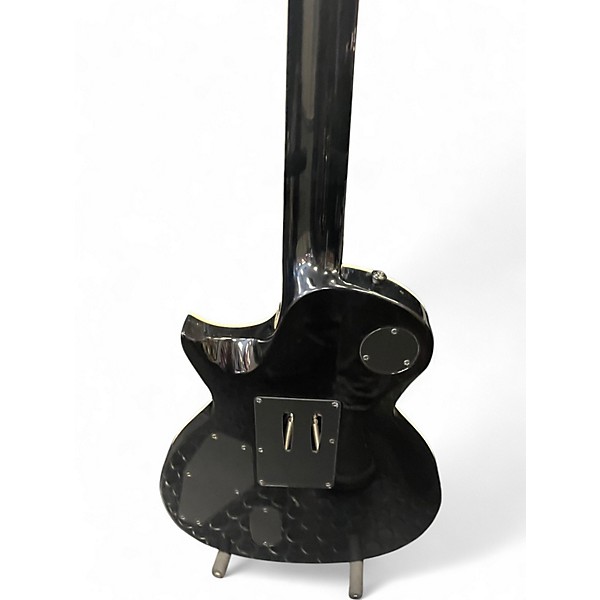 Used ESP LTD EC1000 FR Trans Black Solid Body Electric Guitar