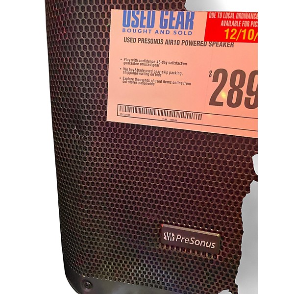 Used PreSonus AIR10 Powered Speaker