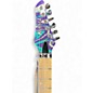 Used Kiesel ARIES TROPIC PURPLE SILVER SWIRL Solid Body Electric Guitar