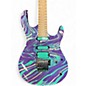 Used Kiesel ARIES TROPIC PURPLE SILVER SWIRL Solid Body Electric Guitar