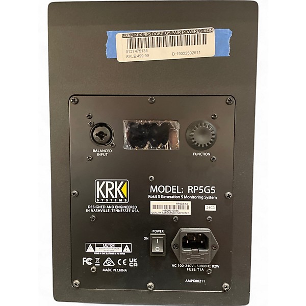 Used KRK RP5 ROKIT G5 Pair Powered Monitor