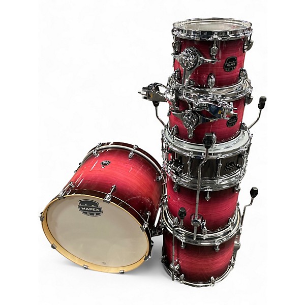 Used Mapex 6 Piece ARMORY tanzanite burst Drum Kit