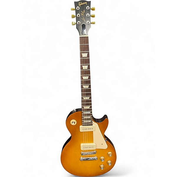 Used Gibson Les Paul 60s Tribute T Honey Burst Solid Body Electric Guitar