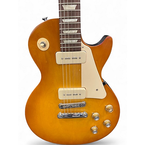 Used Gibson Les Paul 60s Tribute T Honey Burst Solid Body Electric Guitar