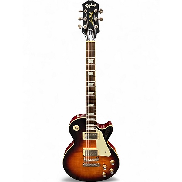 Used Epiphone Les Paul Standard Iced Tea Solid Body Electric Guitar