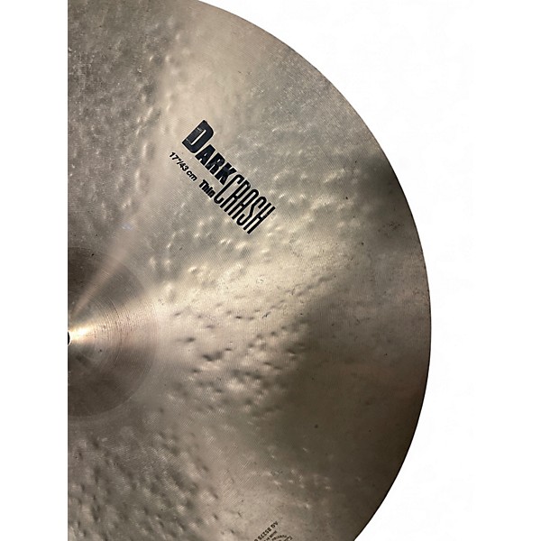 Used Zildjian 17in K Medium Dark Thin Crash Cymbal