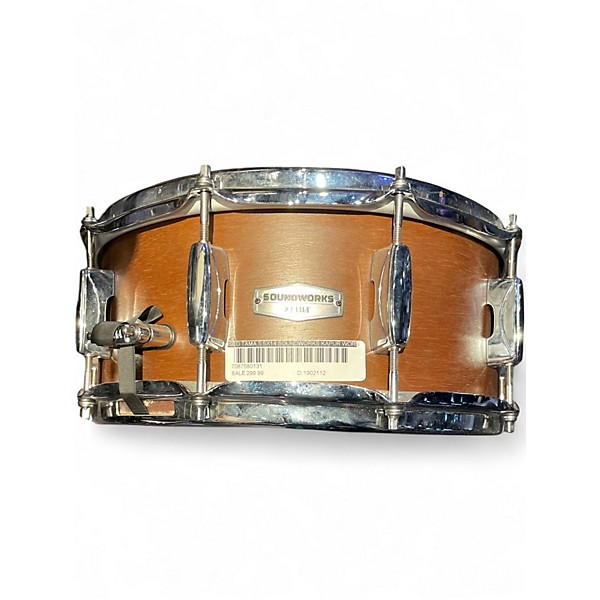 Used TAMA 5.5X14 Soundworks Kapur Worn Natural Drum