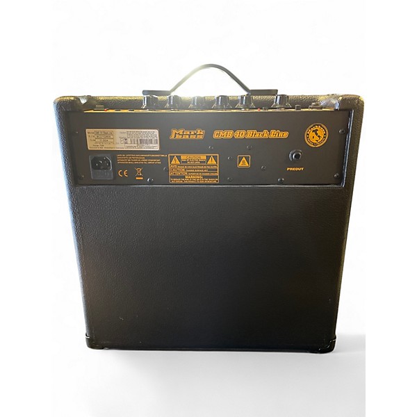 Used Markbass CMB 101 Black Line 40W 1x10 Combo Bass Combo Amp