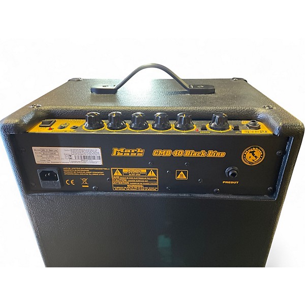 Used Markbass CMB 101 Black Line 40W 1x10 Combo Bass Combo Amp