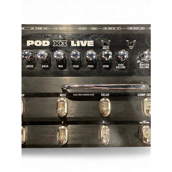 Used Line 6 Pod X3 Live Amp Modeler Effect Processor
