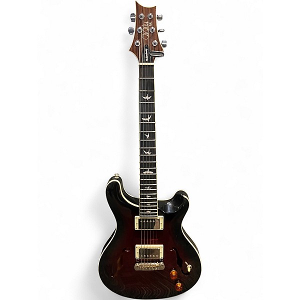 Used PRS SE Custom 22 Semi-Hollowbody FIRE BURST Hollow Body Electric Guitar
